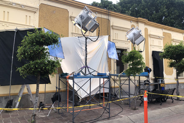 Film crew at El Refugio 2